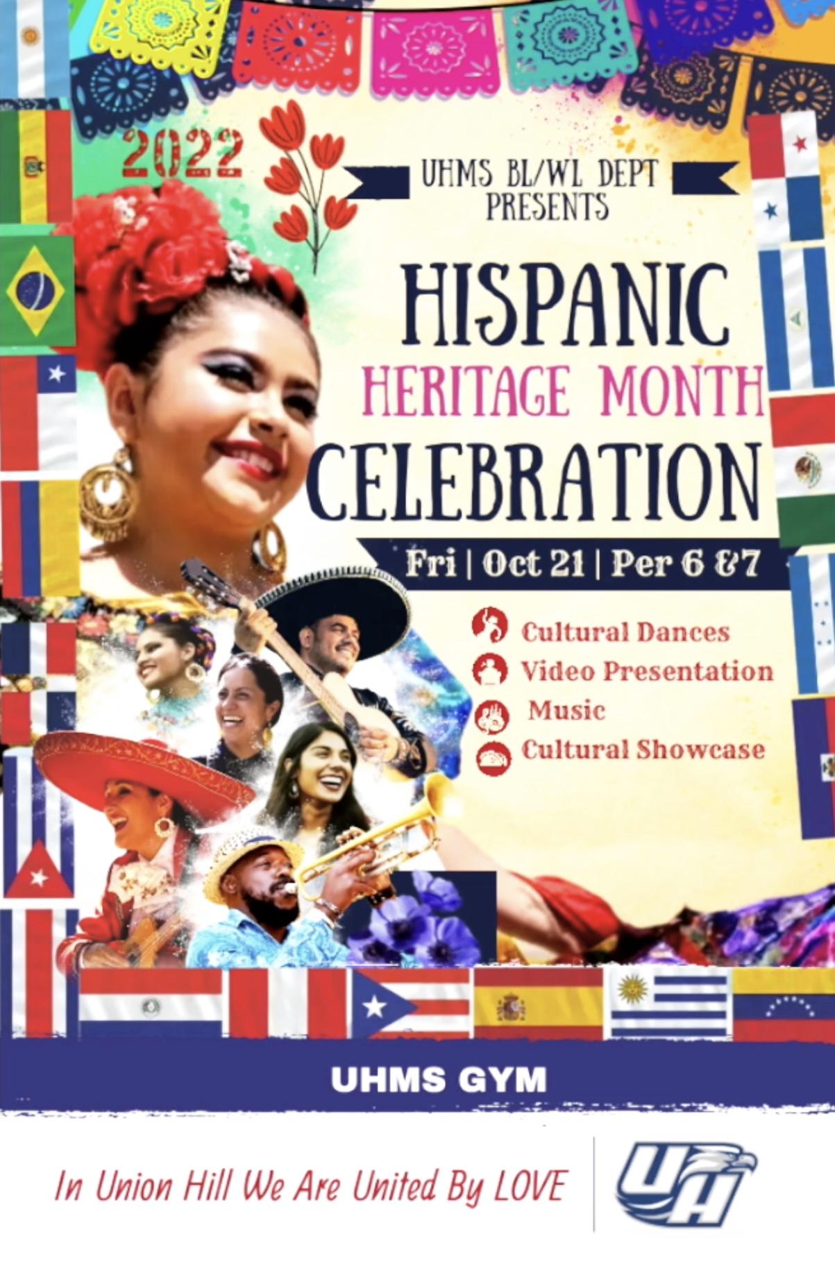 Union Hill Middle School Hispanic Heritage Month Celebration