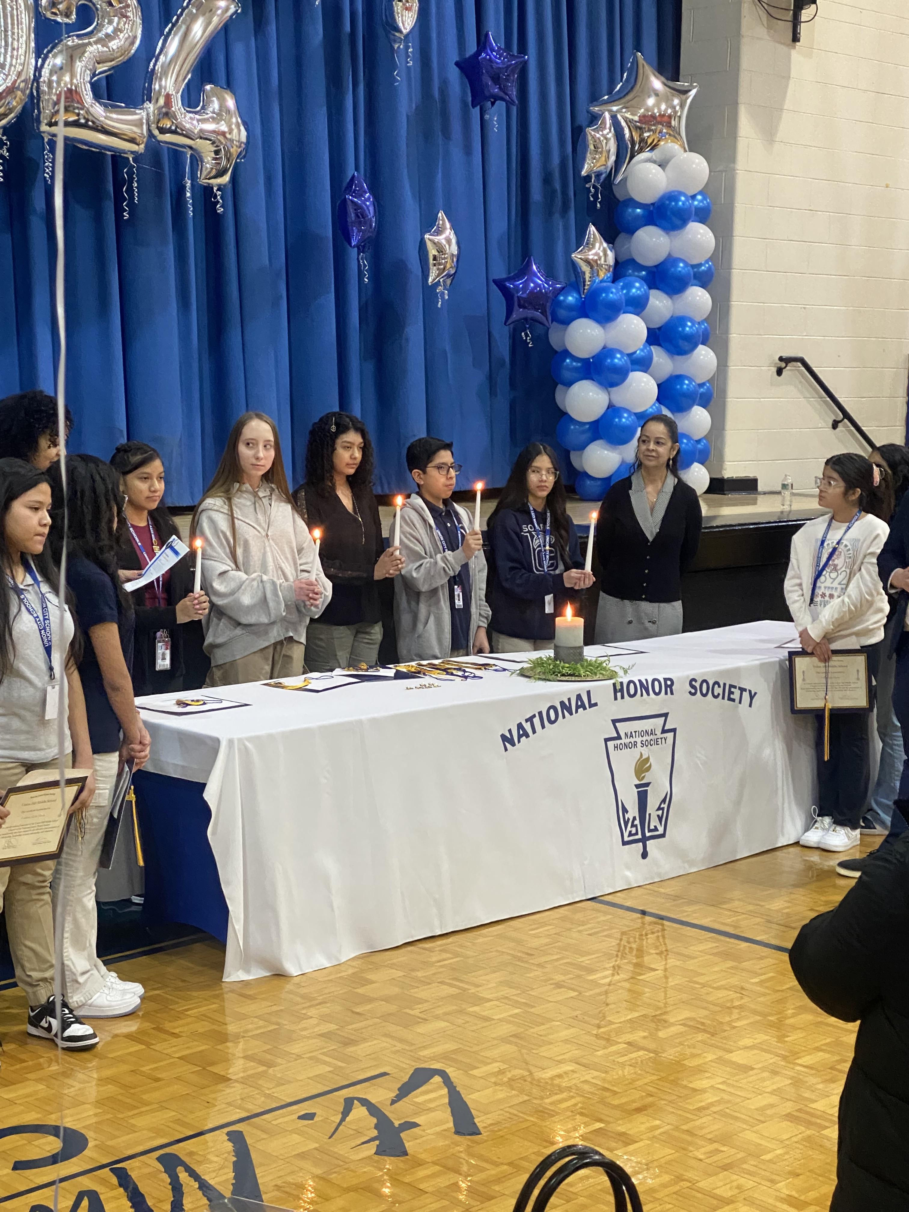 Union Hill Middle School National Junior Honor Society Ceremony